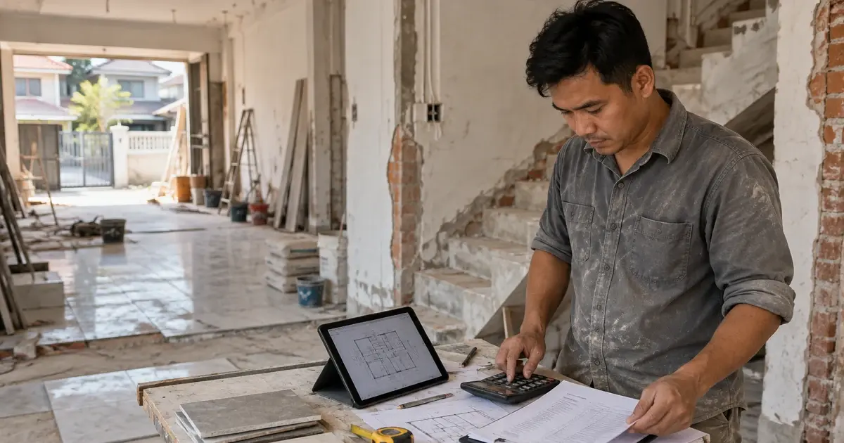 Renovation Cost Per Square Foot in Malaysia: How the Maths Actually Works